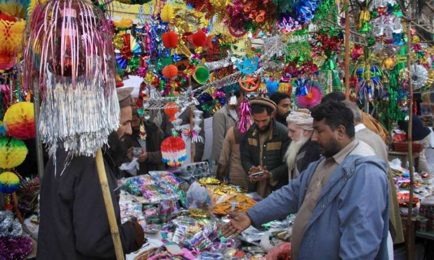 لاہور: شہری اردو بازار میں جشن عید ملاد النبی (ص) کی مناسبت ..