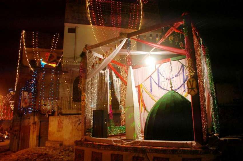 راولپنڈی: عید ملادالنبی (ص) کے سلسلے میں رتہ کے علاقوں میں ..