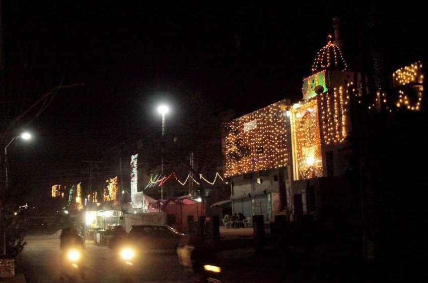حیدر آباد: جشن عید ملادالنبی (ص) کی آمد کے موقع پر مساجد اور ..