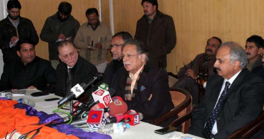 اسلام آباد: وفاقی وزیر اطلاعات سینیٹر پرویز رشید نیشنل پریس ..