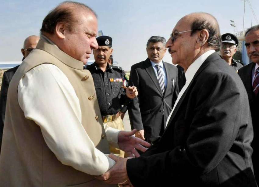 کراچی: وزیر اعظم محمد نواز شریف کی کراچی آمد پر وزیر اعلیٰ ..