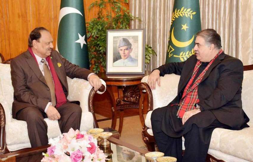 اسلام آباد: صدر مملکت ممنون حسین سے وزیر اعلیٰ بلوچستان ..