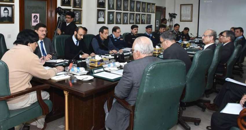 اسلام آباد: وفاقی وزیر داخلہ چوہدری نصار علی خان اعلیٰ سطحی ..