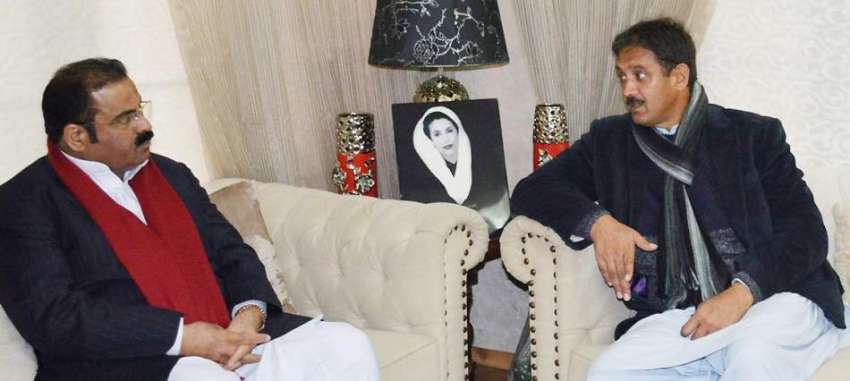 اسلام آباد: سینئر وزیر آزاد کشمیر چوہدری یاسین سے پیپلز ..