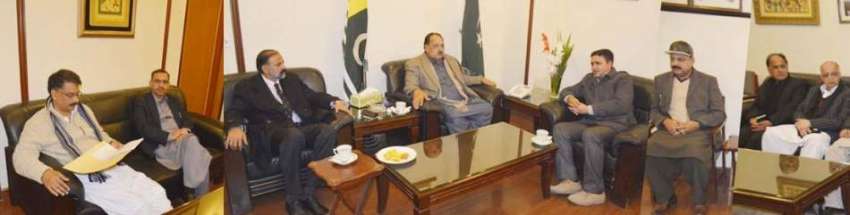 اسلام آباد: وزیر اعظم آزاد کشمیر چوہدری عبدالمجید سے وزراء ..