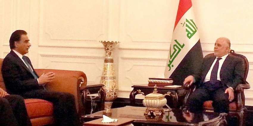 بغداد: وزیر اعظم عراق حیدر جواد خادم سے سپیکر قومی اسمبلی ..