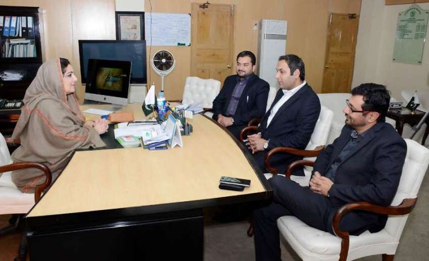 اسلام آباد: وزیر مملکت برائے انفارمیشن ٹیکنالوجی انوشہ ..