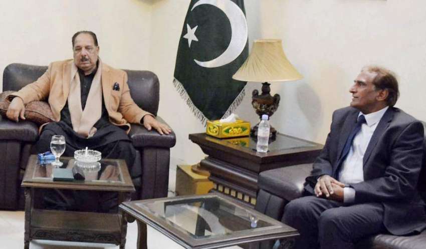 مظفر آباد: وزیر اعظم آزاد کشمیر چوہدری عبدالمجید سے وزیر ..