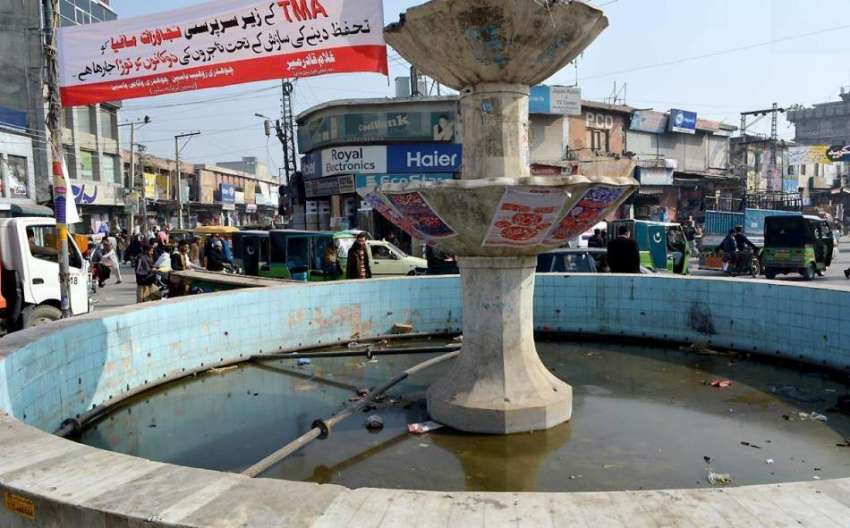 راولپنڈی: انتظامیہ کی نا اہلی، راجہ بازار فوارہ چوک میں ..