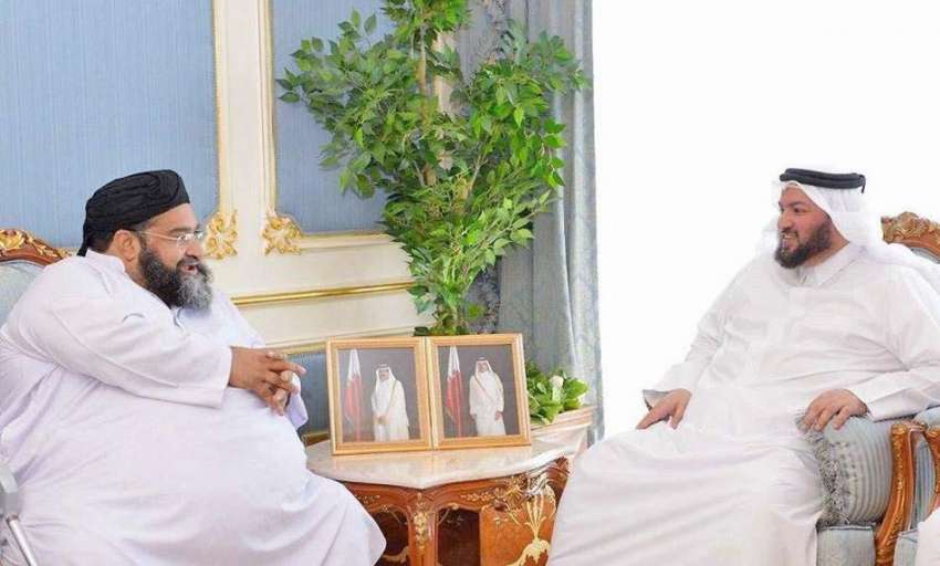 دوحہ: چیئرمین علماء قونسل محمد طاہر اشرفی قطر کے وزیر اوقاف ..