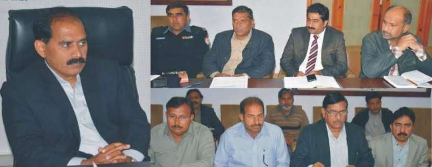 پاکپتن: ڈی سی او جاوید اختر محمود سیکیورٹی کے متعلق اجلاس ..