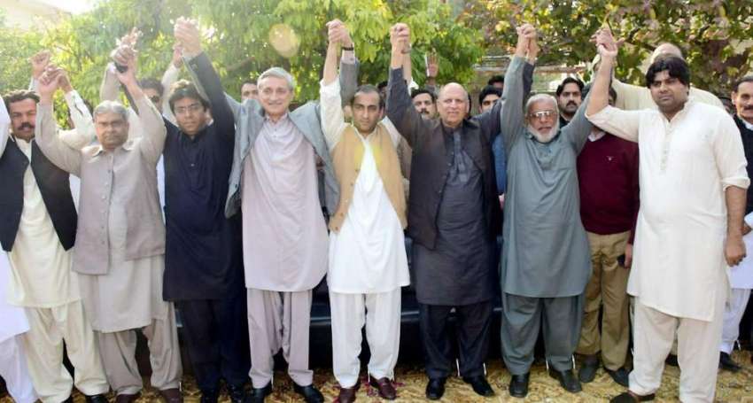 وزیر آباد: تحریک انصاف کے مرکزی قائدین جہانگیر ترین، چوہدری ..