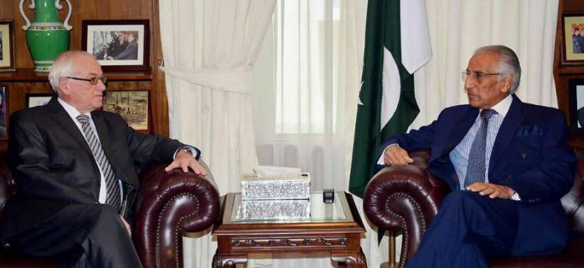 اسلام آباد: وزیر اعظم کے معاون خصوصی برائے خارجہ امور طارق ..