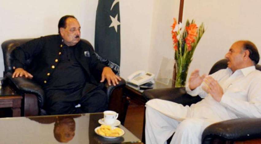 اسلام آباد: وزیر اعظم آزاد کشمیر چوہدری عبدالمجید سے پیپلز ..