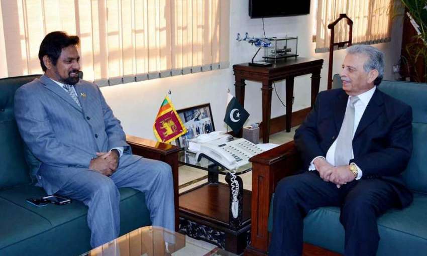 راولپنڈی: وفاقی وزیر دفاعی پیداوار رانا تنویر سے سری لنکا ..