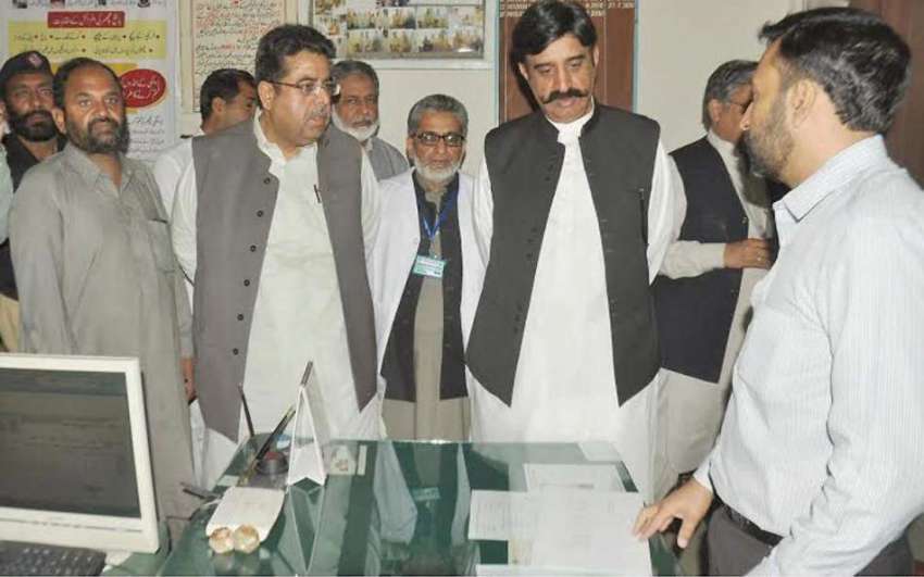 قصور: صوبائی وزیر معدنیات چوہدری شیر علی خان ٹی ایچ کیو ہسپتال ..