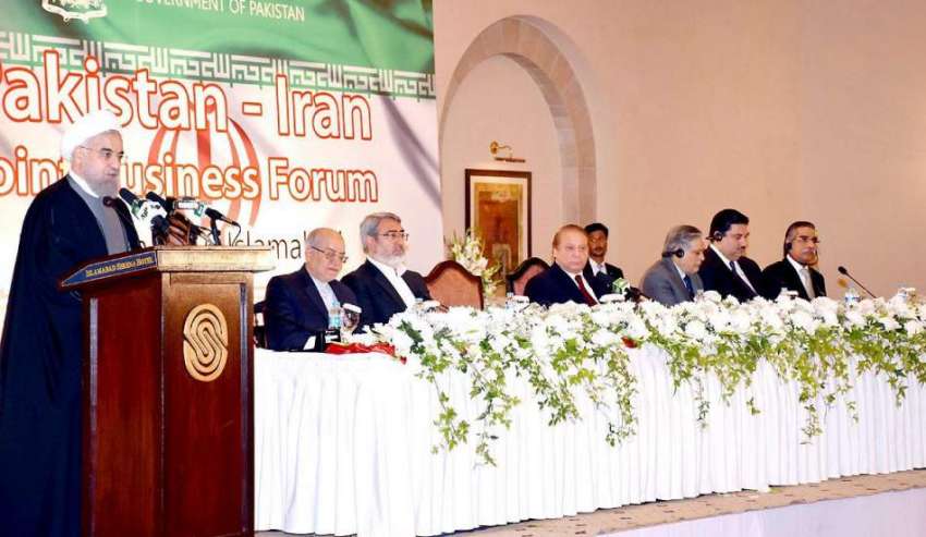 اسلام آباد:ایرانی صدر حسن روحانی پاک ایران مشترکہ تجارتی ..