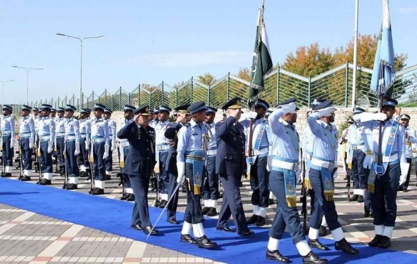 اسلام آباد: ترک کمانڈر جنرل عابدین اونل ائیر ہیڈ کوارٹرز ..