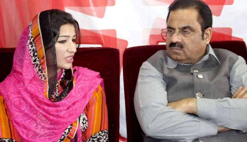 مظفر آباد: آزاد کشمیر کے سینئر وزیر چوہدری یاسین سے ندا بلال ..