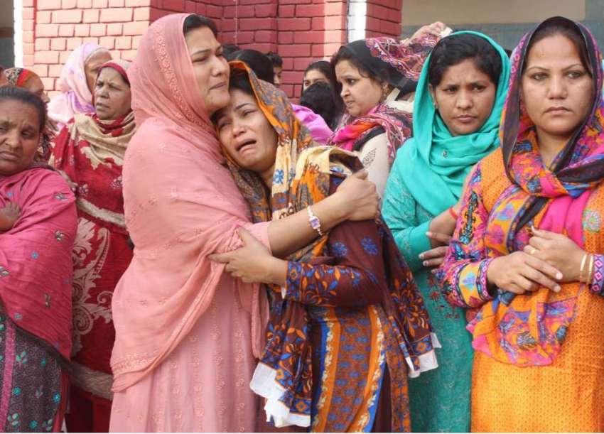 لاہور: سانحہ گلشن اقبال پارک میں ہلاک ہونیوالی خواتین کے ..