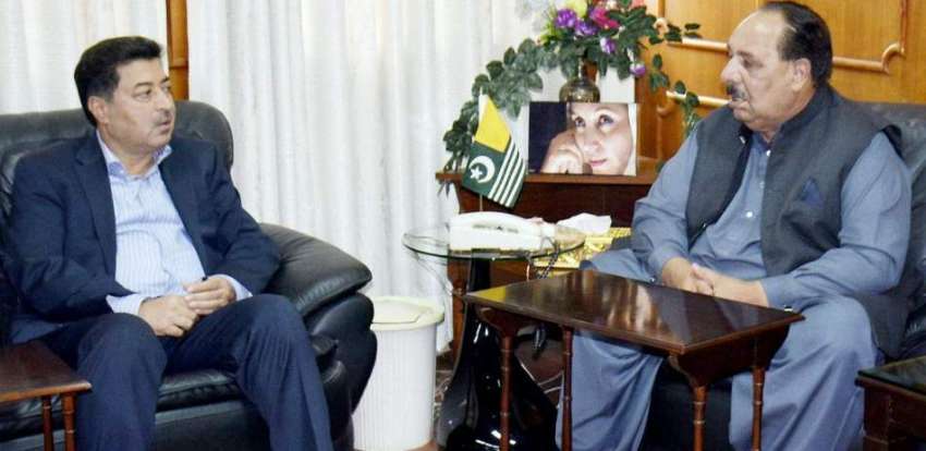 مظفر آباد: وزیر اعظم آزاد کشمیر چوہدری عبدالمجید سے چیف ..