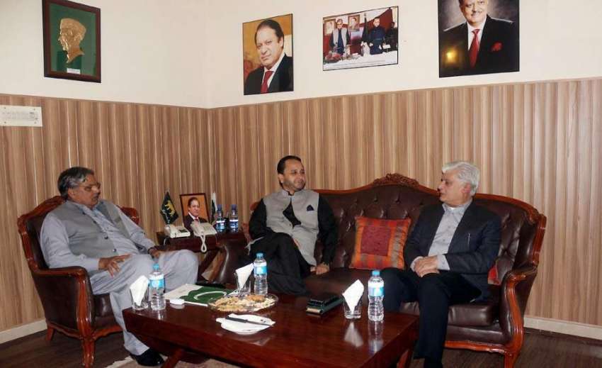 اسلام آباد: وزیر اعلیٰ گلگت بلتستان حفیظ الرحمن اور وزیر ..