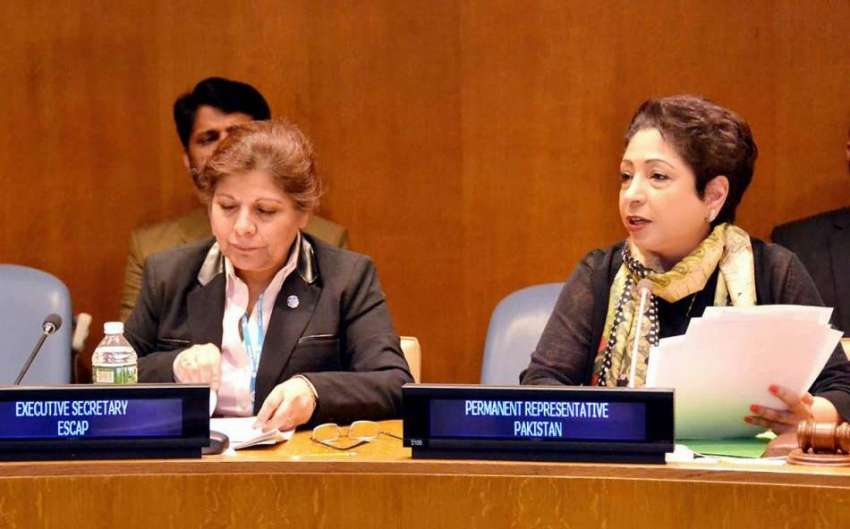 نیویارک: ملیحہ لودھی یو این ہیڈ کوارٹر میں پاکستان مشن کی ..