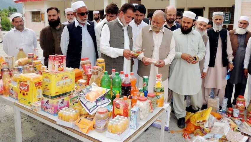 ایبٹ آباد: خیبر پختونخوا کے وزیر خوراک حاجی قلندر خان لودھی ..