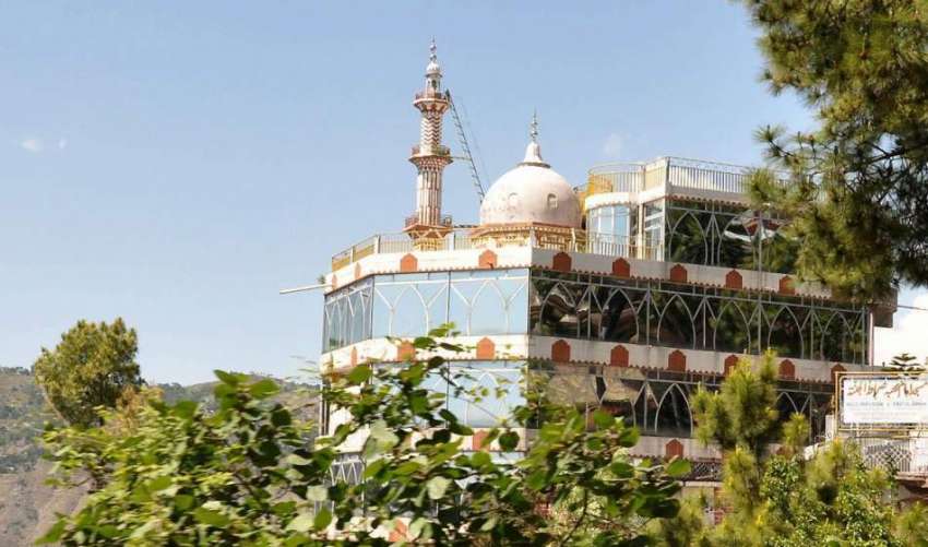 راولپنڈی: مری کے راستے میں کمپنی باغ میں تعمیر شدہ مسجد صراط ..
