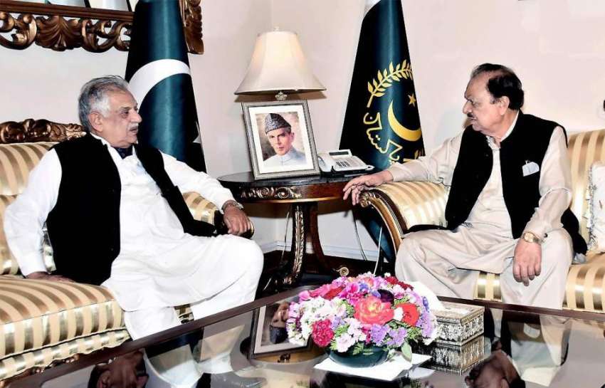 اسلام آباد: صدر مملکت ممنون حسین سے گورنر بلوچستان ظفر اقبال ..