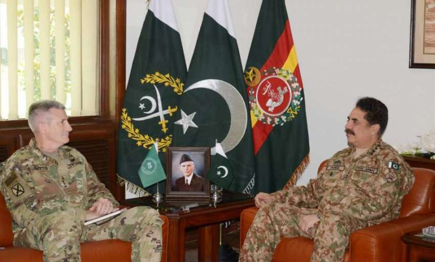 راولپنڈی: افغانستان میں امریکی اتحادی افواج کے سربراہ جنرل ..