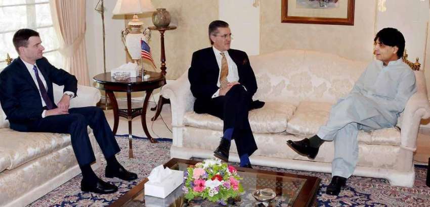 اسلام آباد: وزیر داخلہ چوہدری نثار علی خان سے امریکا کے خصوصی ..