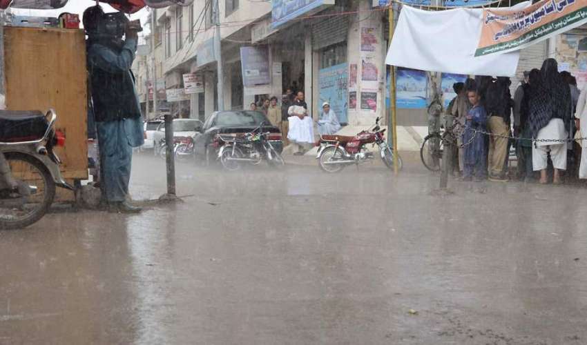 کوئٹہ: صوبائی دارالحکومت میں برسنے والے موسلادھار بارش ..
