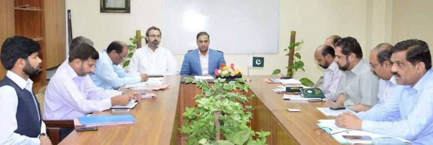 اسلام آباد: وزیر مملکت برائے پانی و بجلی چوہدری عابد شیر ..