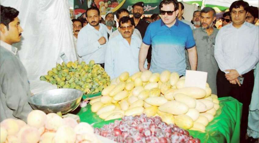 سرگودھا: صوبائی وزیر خوراک بلال یاسین رمضان بازار شاہین ..