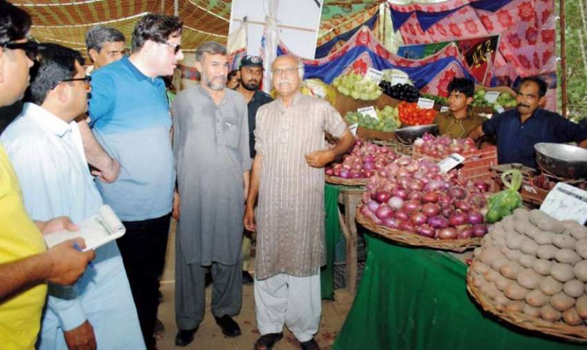 سرگودھا: صوبائی وزیر خوراک بلال یاسین رمضان بازارٹاہلی ..