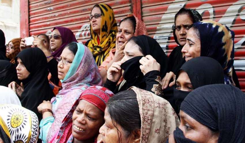 کراچی: خواتین کی بڑی تعداد مقتول قوال امجد صابری کا آخری ..