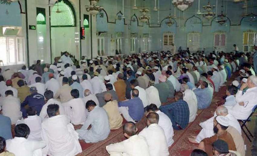 لاہور: چیئرمین پاکستان علماء کونسل حافظ محمد طاہر محمود ..