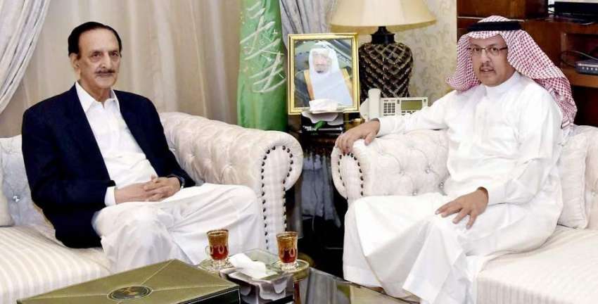 اسلام آباد: قائد ایوان سینیٹر راجہ ظفرالحق سے سعودی سفیر ..