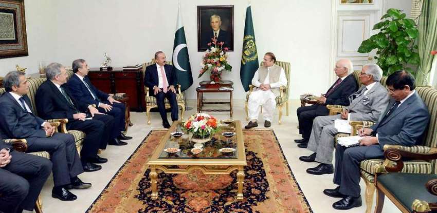 اسلام آباد: وزیر اعظم محمد نواز شریف سے ترکی کے وزیر خارجہ ..