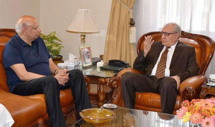 کوئٹہ: گورنر بلوچستان محمد خان اچکزئی سے سابق گورنر پنجاب ..