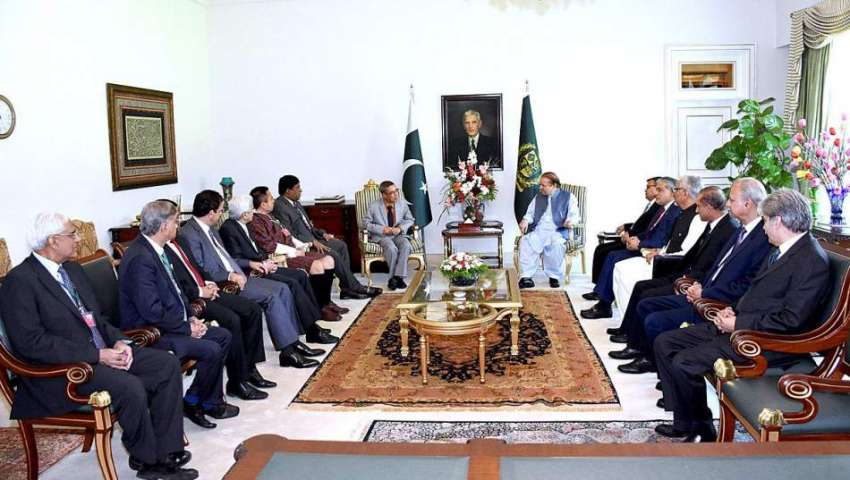 اسلام آباد: وزیر اعظم محمد نواز شریف سے سارک وزراء کا وفد ..
