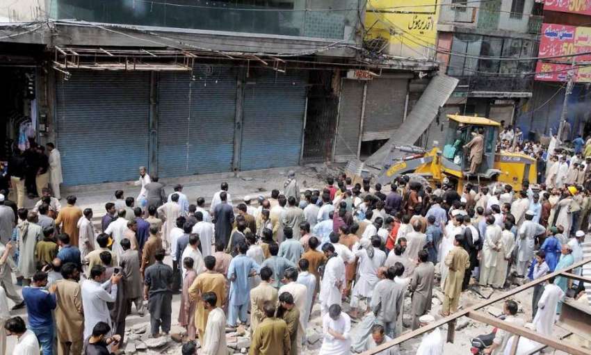 راولپنڈی: راجہ بازار اور باڑہ مارکیٹ میں ٹی ایم اے کا تجاوزات ..