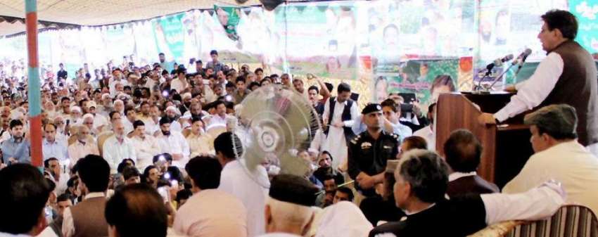 مظفر آباد: وزیر اعظم آزاد کشمیر چکار کے مقام پر عوامی اجتماع ..