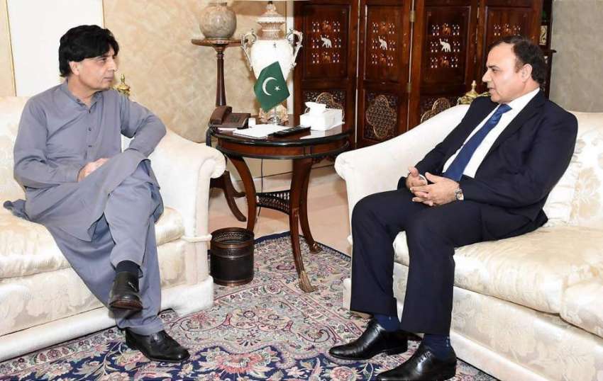 اسلام آباد: وفاقی وزیر داخلہ چوہدری نثار علی خان سے کویت ..