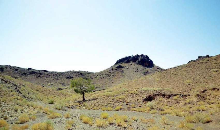 کوئٹہ: بلوچستان کے علاقے لورالائی میں ایک پہاڑی علاقے کا ..