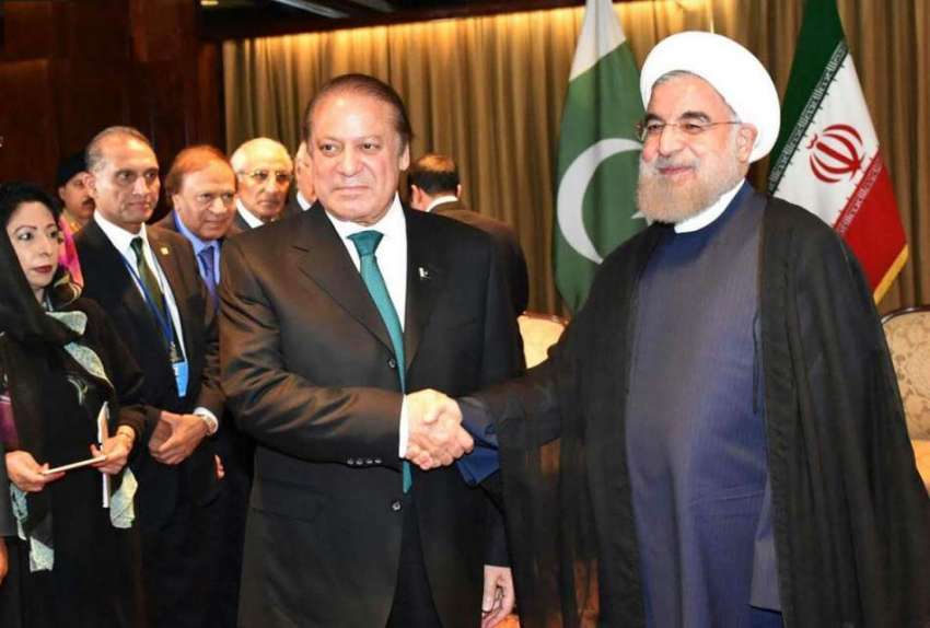 نیو یارک: وزیر اعظم نواز شریف اور ایران کے صدر حسن روہانی ..