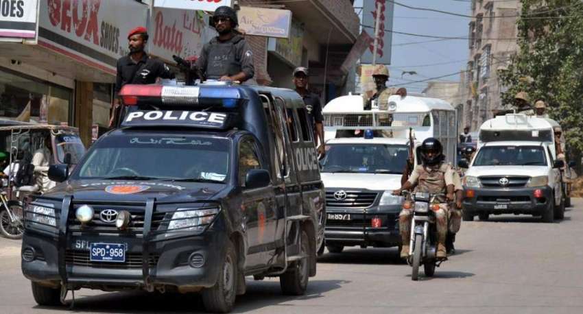 حیدر آباد: محرم الحرام کی آمد پر رینجرز اور پولیس کے مشرکہ ..