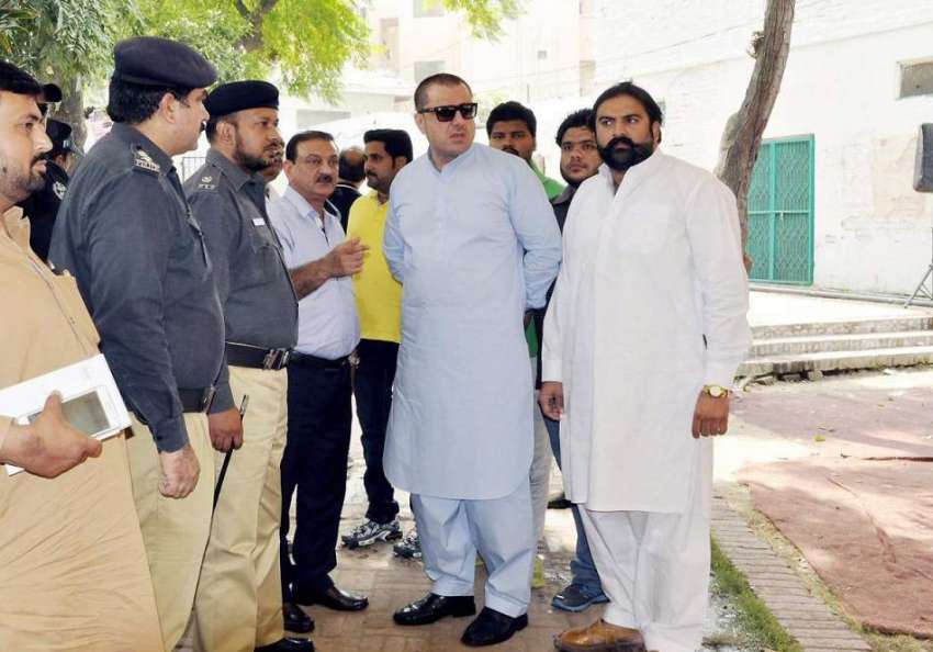 لاہور: صوبائی وزیر خوراک بلال یاسین کربلا گامے شاہ میں سیکیورٹی ..