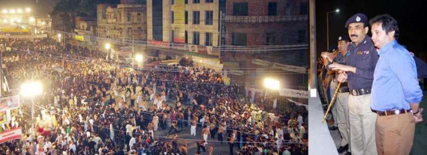 لاہور: کمشنر لاہور ڈویژن عبداللہ خان سبنبل اور سی سی پی او ..